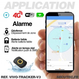 Balise GPS Traceur 4G sans abonnement avec alerte choc & appel d