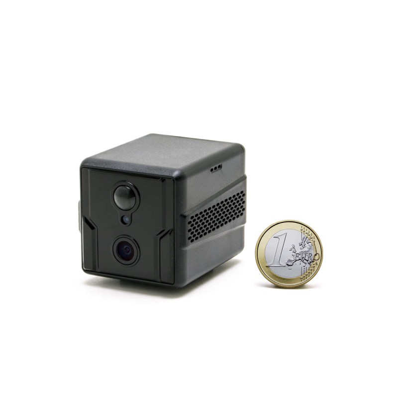 Mini Camera Espion, 1080P Caméra de Surveillance sans Fil avec  Enregistrement Camera Surveillance WiFi Longue Batteries Micro Camera  Cachée avec