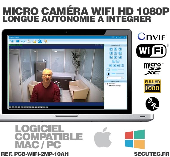 Micro espion WiFi HQ - écoute en directe à distance - Hd Protech