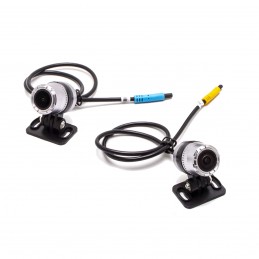 Enregistreur de conduite auto moto avec double caméra HD 1080P /  720P filaire waterproof GPS