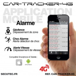 Tracker GPS AT3+ 4G Traceur GPS aimanté avec suivi en temps réel